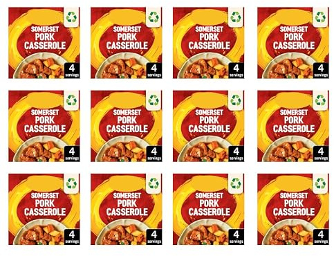 Somerset Pork Casserole Recipe Mix, 36g, Easy 3-Step Preparation, Ready in 65 Minutes, Pack of 12