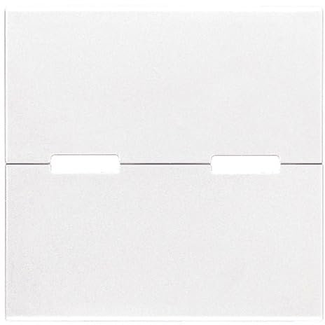 Vimar Serie Eikon – Tasto 2 Modulo senza simbolo pulsante deviatore bianco