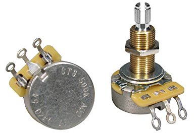 CTS USA Potentiometer, 500k Audio, lange Achse