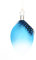 Inge-glas Oster-Hänger Ei Weightless Cyan matt mit Feder H ca. 8 cm
