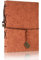 ThxMadam Orange Leder Fotoalbum Selbstgestalten Foto Buch Scrapbook Album Vintage Hochzeit Gästebuch Fotobuch 60 Schwarze Seiten für Weihnachten Geburtstag Jahrestag Geschenk für Mutter Frau Freundin