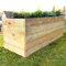 Gartenwelt Riegelsberger Elegantes Hochbeet Kräuterbeet Pflanzbeet Lärche Gemüsebeet 220x120cm Höhe 71 cm aus Lärchenholz 27mm geriffelt