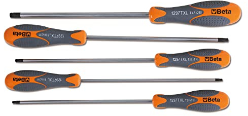 Beta 1297TX/L-S5 - Serie di 5 giravite beta max per viti con impronta Torx