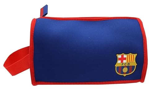 CYP BRAND FC Barcelone Trousse avec Triple étui zippé Couleurs de l'équipe Produit Officiel Jumbo