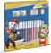 Multiprint Set 2 Stempel für Kinder und 18 Farbige Markierungen Paw Patrol Boys, Made in Italy, Stempelset Kinder, in Holz und Naturkautschuk, Ungiftige Waschbare Tinte, Geschenkidee, Art.86903