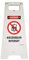 AUA SIGNALETIQUE - Chevalet signalisation - Poids 1KG en Plastique- (Ascenseur Interdit Danger)
