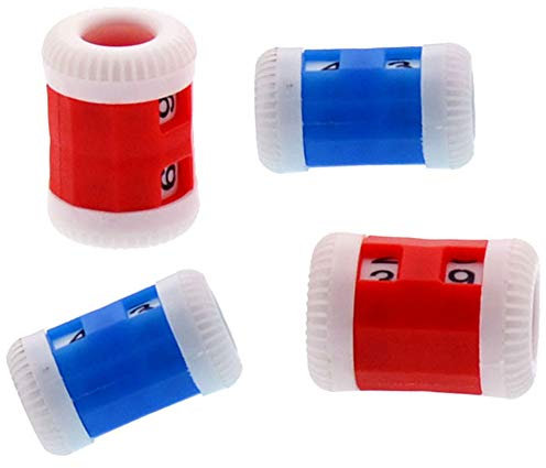 10 Stück 2 Größen Kunststoff Strickzähler Strickzähler Häkeln Reihenzähler (5 große und 5 kleine)