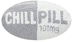 Peking Handicraft Chill Pill Kissen mit Haken, Grau