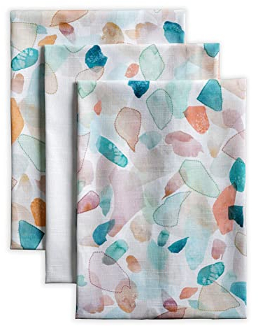 Maison d' Hermine Geschirrtuch, 100% Baumwolle, 3er-Set, Oster-Küchentuch, sehr saugfähig, vielseitig einsetzbar für Zuhause, Hochzeit, Restaurant, Sommerpicknick – Frühling/Sommer (50 cm x 70 cm)