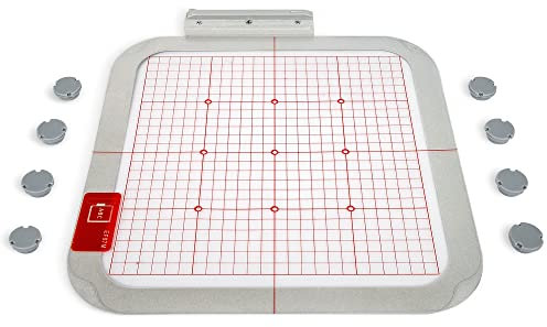 Metall-Magnetrahmen für Brother/Babylock-Stickmaschine, 24,9 x 24,9 cm, quadratisch, für Brother Dream Machine XV8500D XV8550D Babylock Destiny, Destiny II