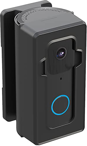 AISVAN Einstellbarer Winkel (35 bis 110 Grad) Montageset für Blink Video Türklingel, Eckhalterung kompatibel mit Blink Video Türklingel Zubehör Verstellbare Montagehalterung Abdeckungshalter