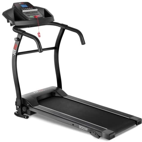 FITFIU Fitness MC-90 - Tapis de Course Pliable, 2 Niveaux d'inclinaison, écran LCD Multifonctions, connectivité App (Zwift, Fitime, Kinomapp), Tapis de Course pour la Maison et Le Bureau