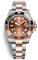 Pagani Design GMT Orologio da Uomo Orologio Meccanico Automatico Acciaio Inossidabile Impermeabile 100M, Data, Luminoso, Lunetta in Ceramica, Vetro Zaffiro Orologi da Polso (3 Oro Rosa)