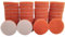 VÉZAAR Schleifvlies-Pads 75mm, Set aus Schleifvlies-Matten, Satz mit je 30 Stück P1000 bis P1500 Schleiffleece zum Schleifen, Polieren von Metall, Holz, Stahl, Edelstahl