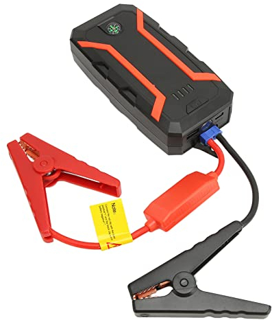 Dpofirs Car Jump Starter Auto-Starthilfe 12000 MAh, 1500 A Peak Auto-Batterie-Booster-Pack mit Booster-Kabeln 3 LED-Lichtmodi Wasserdichtes, Tragbares 12-V-Auto-Booster-Pack für die Automobilindustrie