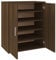 vidaXL Mueble Zapatero Organizador de Zapatos Soporte Armario Pasillo Almacenaje Estantería Madera Contrachapada Roble Marrón 60x35x70 cm