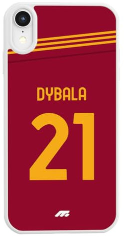 MYCASEFC Cover calcio Paulo Dybala Roma Sony Xperia 5 II 5G. Custodia da calcio per smartphone per appassionati di calcio, idea regalo, design di alta qualità.