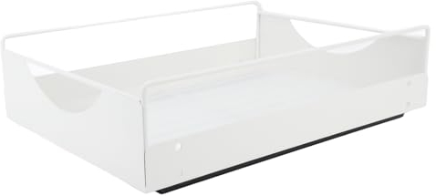 Organizador de armarios extraíbles, cajones extraíbles para armarios de Cocina, organizadores extraíbles para Debajo del Fregadero, Armario Deslizante para baño (White)