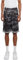 Urban Classics Herren Mesh AOP Shorts, Oversized AOP Shorts für Männer, in Knielänge, Mid-Rise-Schnitt, erhältlich in Größen S-5XL