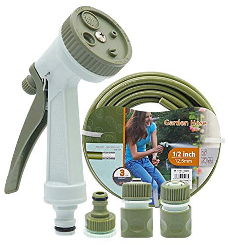 LHGDMJO Pistola rociadora para manguera de jardín, regadera, riego para mascotas, riego de jardinería, manguera de ducha, limpieza de césped