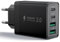 Aioneus Chargeur USB C, 40W 4 Port Prise USBC Chargeur Rapide iPhone, 3.1A PD+QC Type C Adaptateur Multi Secteur Chargeur pour iPhone16 15 14 13 12 11 Pro Max X XS XR 8 7 6S Plus Mini SE,iPad,Samsung