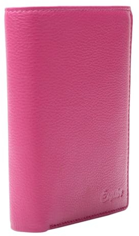 Esquire Leder Geldbörse Peru Wallet Pink Purpur