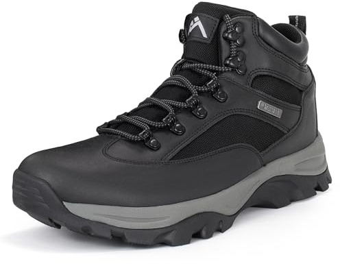 CC-Los Bottes De Randonnée Hommes Imperméables Antidérapantes Large Noir45