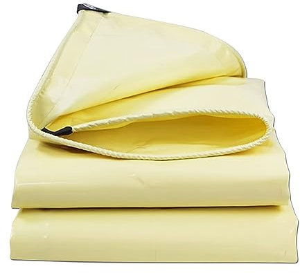 Lona Impermeable con Ojales, Lonas Exterior de PVC, Lona de Plástico, Lona Resistente Al Viento, para Muebles, Jardín, Piscina Y Coche