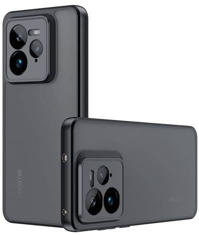 Lemxiee Custodia per realme GT 7 Pro Cover,Anti-impronta & Anti-caduta Custodia in silipere flessibile + Acrilico smerigliato per realme GT 7 Pro Case