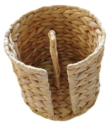 Milageto Gewebter Toiletten Papier Korb, Toiletten Papier Ständer, Dekorative Toiletten Papier Ablage Halter für Schlafzimmer, Küche Home Office