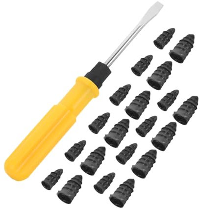 VALICLUD Kit Riparazione Pneumatici Set Professionale per Auto Chiodi in Gomma per Riparazione Forature Strumento Facile da Usare per Pneumatici senza Camera d'Aria