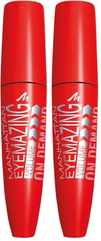 Manhattan Eyemazing Volume on Demand Mascara Fb.99T (Packung mit 2)