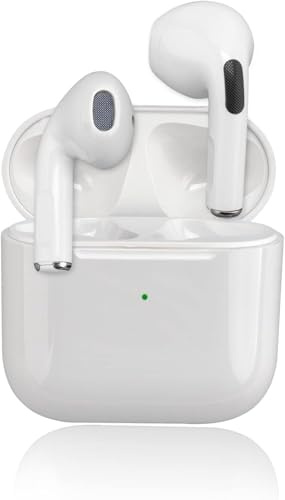 Air Buds Pods Bluetooth Kopfhörer,airpots Kabellose Kopfhörer in-Ear Sport Ohrhörer,Noise-Cancelling-Kopfhörer für immersiven Klang,IPX8 Wasserdicht Smart Touch Kopfhörer,für Samsung Android Huawei