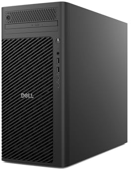 Dell Pro Max Tower T2 FCT2250 - Tower - Core Ultra 7 265/2.4 GHz - vPro Enterprise - RAM 64 GB - SSD 1 TB - SED, NVMe, TLC - Intel Graphics - 1GbE - Win 11 Pro - Schwarz - mit 3 Jahre Basis Vor-Ort
