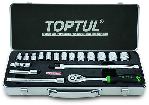 Werkzeugsatz TOPTUL 3/8 zoll 18 Stück
