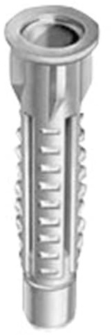 allfa Spreizdübel mit Bund, 8 x 50 mm 21000-8 (Allrounddübel Allzweckdübel Dübel Mehrzweckdübel Schuppendübel Standarddübel Steckdübel Universaldübel Wandbefestigungsdübel) (Pack à 100 Stück)