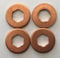 Lot de 4 joints d'injecteur en cuivre pour 2.0 HDI