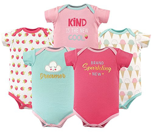 Luvable Friends Bébé garçon Mixte - Bébé Chemise - Rose -