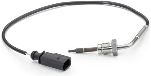 HELLA 6PT 014 494-101 Sensor, Abgastemperatur - 2-polig - geschraubt | Kompatibel mit: AUDI A4 Allroad B8, A4 B8, A4 B8 Avant, A5, A5 Cabriolet, A5 Sportback, A6 Allroad C7, A6 C7, A6 C7 Avant
