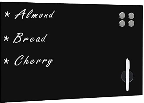 vidaXL Magnettafel Wandmontage Glasmagnettafel Magnetboard Memoboard Wandtafel Glastafel Glasboard Schreibtafel Pinnwand Glas 50x30cm