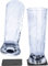silwy® HIGH-TECH-Kunststoff-Magnet-Gläser inkl. Metall-Nano-Gel-Pads – rutschfeste Campinggläser, Boot- und Yachtzubehör (Bier // 0,5 l // 2er Set)