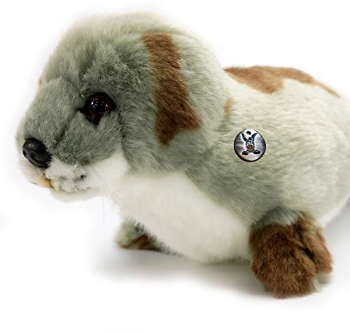 Seehund Kuscheltier Sattelrobbe Robbe Heuler Plüsch 24 cm Alvar