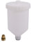 yunnie 600ML Remplacement De La Casserole Du Godet Du Pistolet PulvÉRisateur De Peinture Par GravitÉ Pour Devilbiss Pri FLG, Blanc