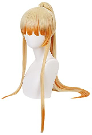 OSIAS Female Agatsuma Zenitsu Cosplay Perücke für Frau und Mädchen