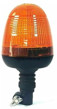 J/J Gyrophare 40 LED 12/24V avec Support de Montage +/- Adapté à Tracteur Machines Agricole