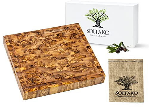 Tagliere in legno d'ulivo massiccio Le Mosaique