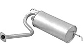 HELLA 8LD 366 036-801 Endschalldämpfer - Easy2Fit Kit - hinten - zweiteilig | 8LD 366 036-801, Easy2Fit