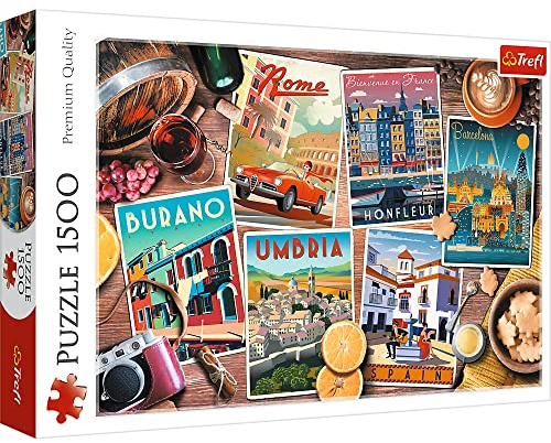 Puzzle 1500 - Reise durch Europa