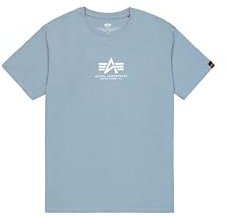Alpha Industries Basic T ML T-Shirt for Men Greyblue