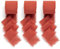 AOKSUNOVA Geschenkband Hochzeit Rot Chiffonband Breit Fransenband Stoffband Fransen Schleifenband